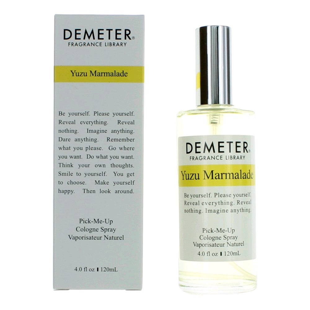 Bottle of Yuzu Marmalade by Demeter, 4 oz Cologne Spray for Unisex
